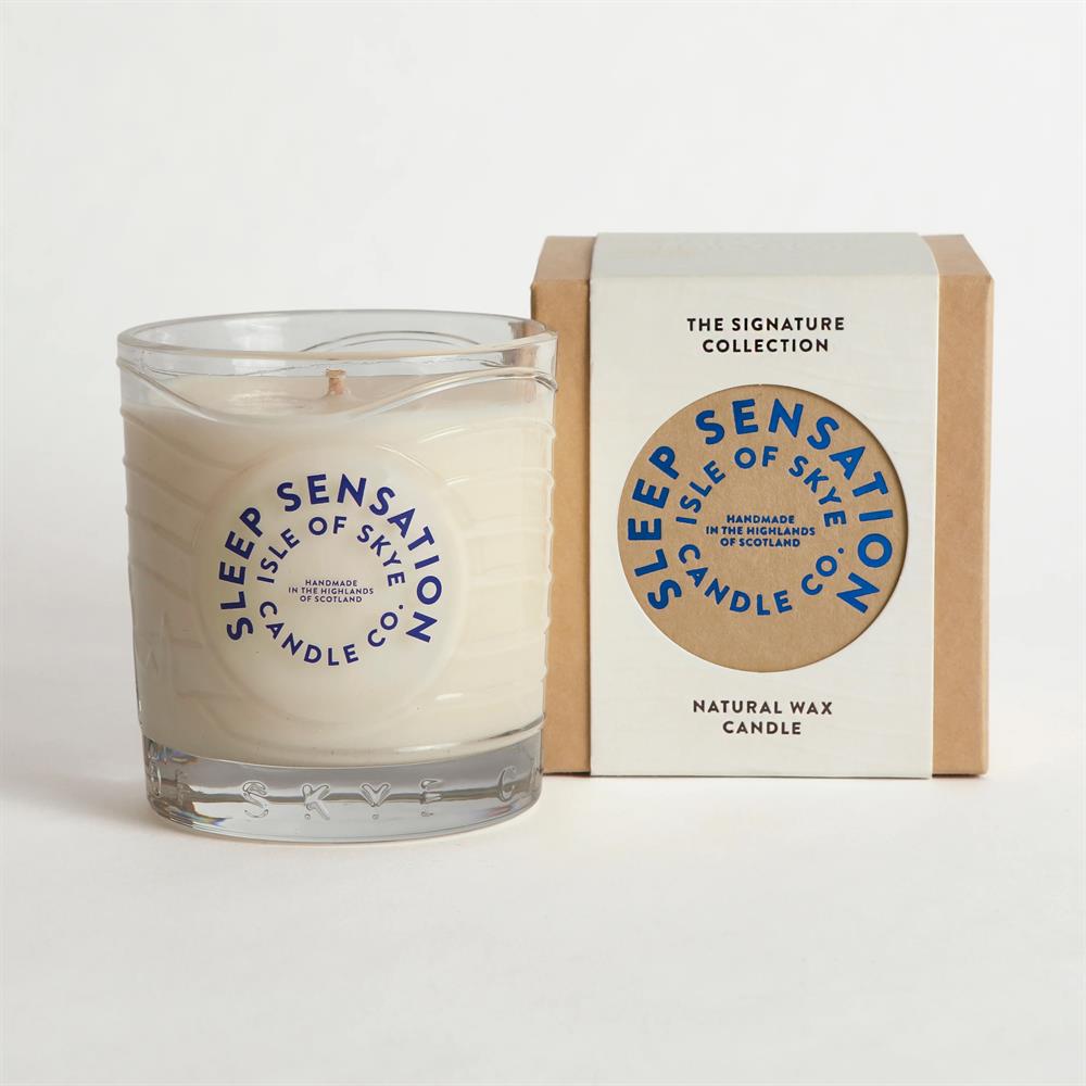 Sleep Sensation Island Natural Wax Candle 9.1cm x 8.2cm x 8.2cm - Greenlands Health Store