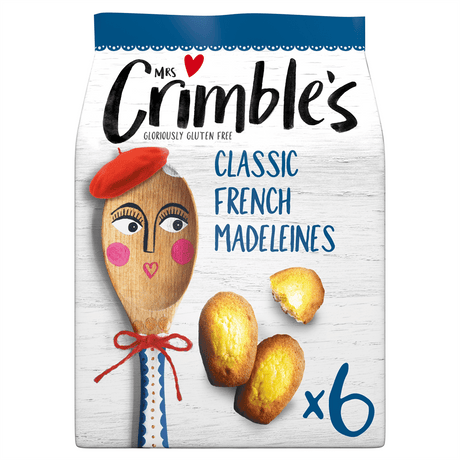 Mrs Crimbles Gluten Free Classic Madeleines 6 pack 170g - Greenlands Health Store