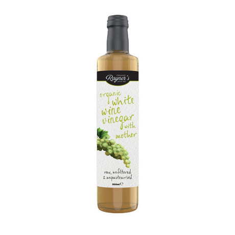 Organic White Wine Vinegar with Mother 500ml - Greenlands Health Store
