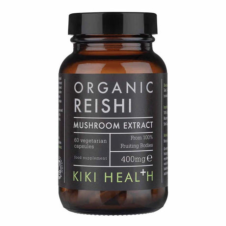 Organic Reishi Extract Mushroom 60 Vegicaps - Greenlands Health Store