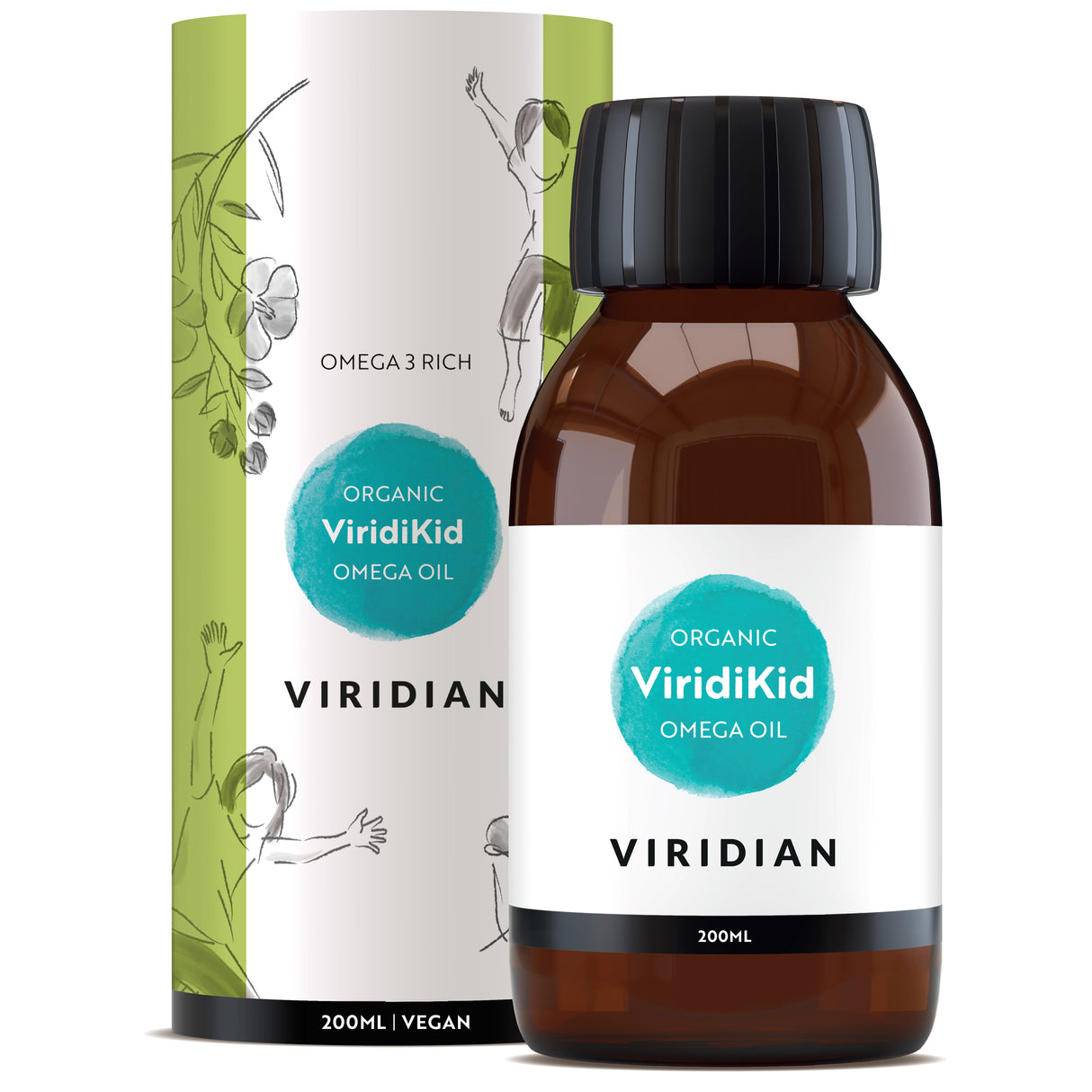 Viridian Viridikid Organic Omega Oil - Greenlands Health Store