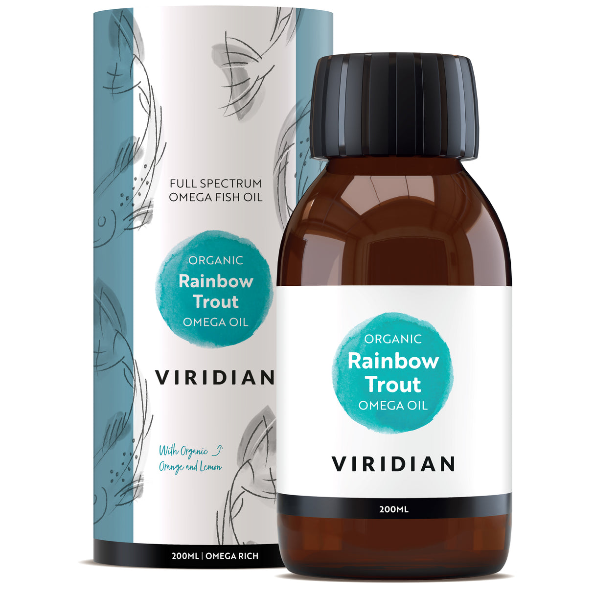 Viridian Rainbow Trout Omega Oil - Greenlands Health Store