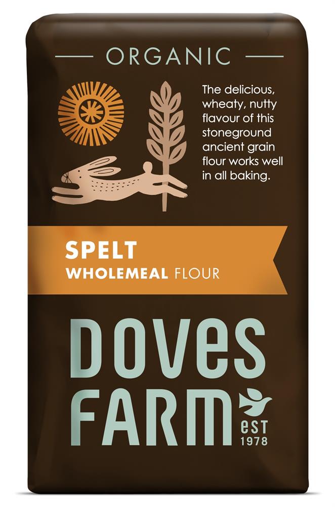 Organic Spelt Wholemeal Flour 1kg - Greenlands Health Store