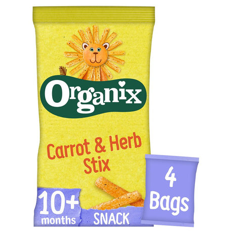 Organix Carrot Stix Multipack 4 x 15g - Greenlands Health Store