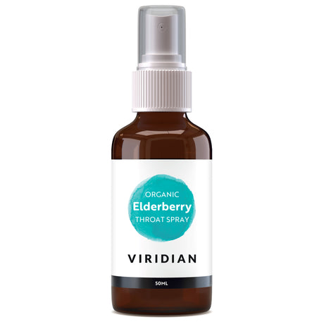 Viridian Organic Elderberry Throat Spray - Greenlands Health Store