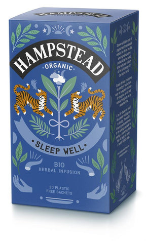 Organic Sleep Well Tea 20 Tea Bags - Greenlands Health Store
