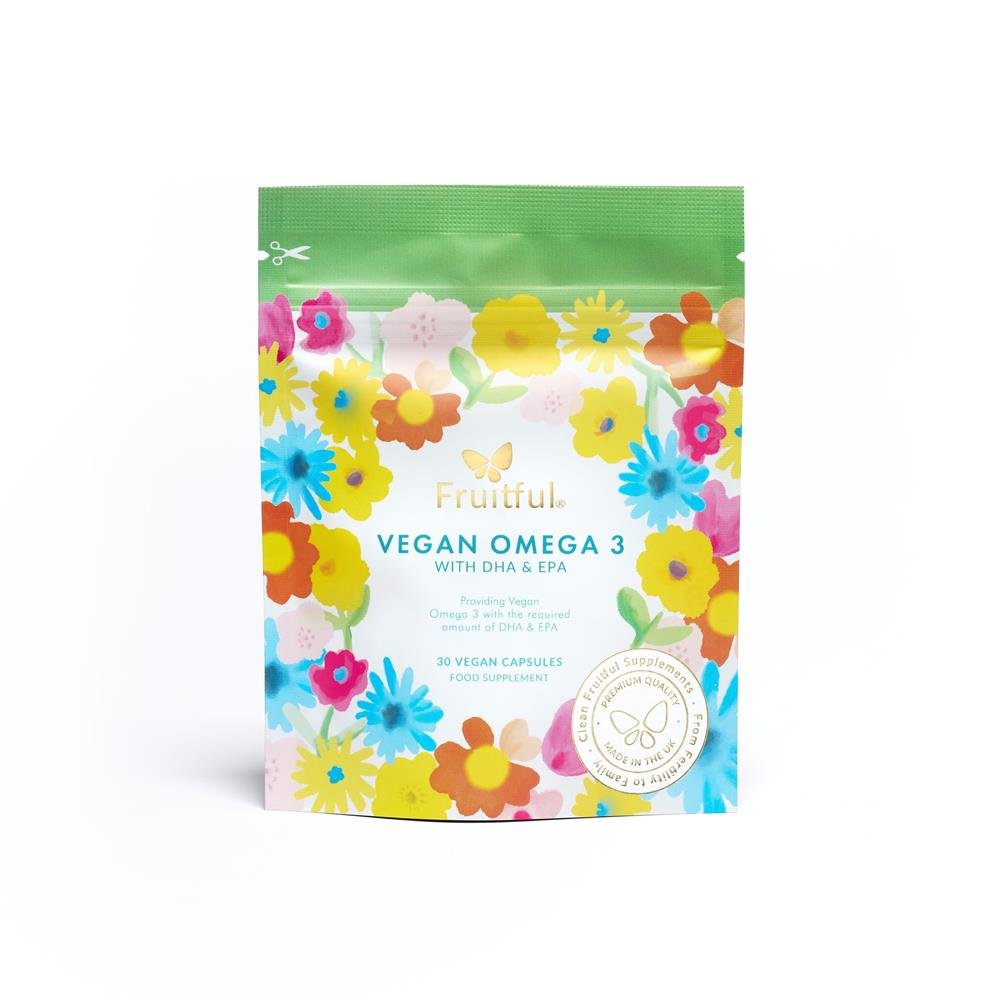 Vegan Omega 3 DHA + EPA - 30 Caps / 1 month supply - Greenlands Health Store