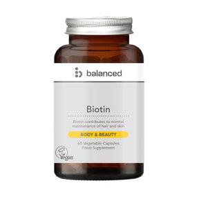 Biotin 60 Veggie Caps - Reusable Bottle - Greenlands Health Store