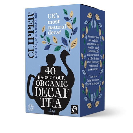 Clipper Organic and Fair Trade Everyday Decaf Tea 40 Bags - Greenlands Health Store