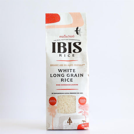 Organic White Long Grain Rice Jasmine 1kg - Greenlands Health Store