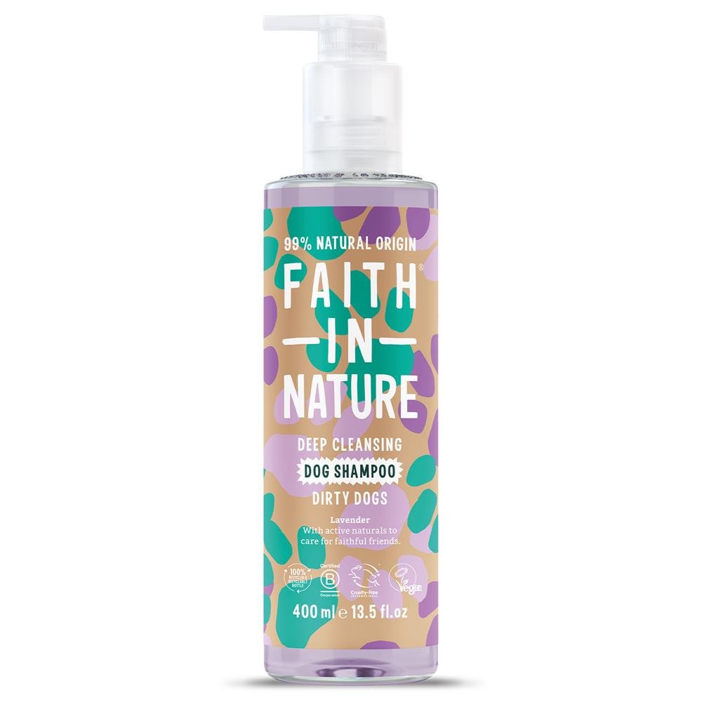 Faith in Nature Lavender Dog Shampoo 400ml - Greenlands Health Store