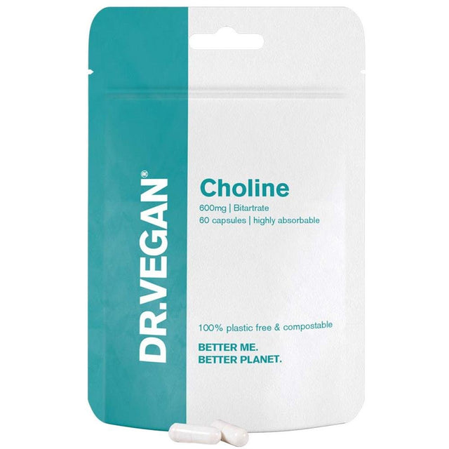 DR.VEGAN Choline (Bitartrate) 600mg - Greenlands Health Store