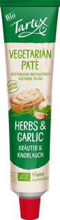 Tartex Yeast Pate Herbs & Garlic Tube 200g - Greenlands Health Store