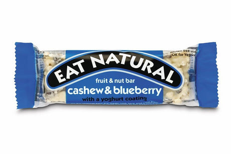 Blueberries Cashews & Yoghurt Coating bar 40g - Greenlands Health Store