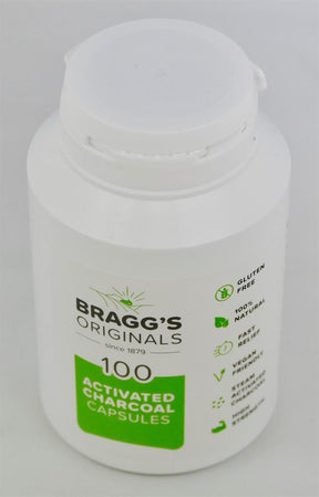Vegetarian Charcoal 300mg - 100 capsules - Greenlands Health Store