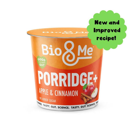 Bio&Me Apple & Cinnamon Gut Loving Porridge Pot 65g - Greenlands Health Store