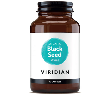 Viridian Organic Black Seed 450mg - Greenlands Health Store