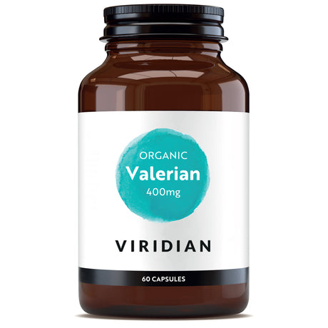 Viridian Organic Valerian Root 400mg - Greenlands Health Store