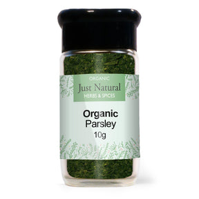 Organic Parsley (Glass Jar) 10g - Greenlands Health Store