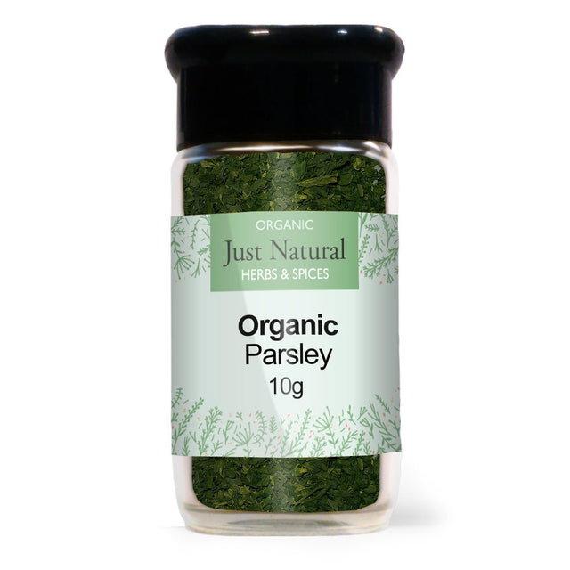 Organic Parsley (Glass Jar) 10g - Greenlands Health Store