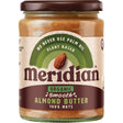 Meridian Organic Smooth Almond Butter 100% (470g) - Greenlands Health Store