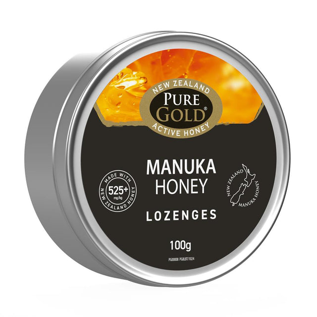 Pure Gold Manuka Honey Lozenges 100g - Greenlands Health Store