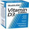 Vitamin D3 5000iu - 30 Vegicaps - Greenlands Health Store
