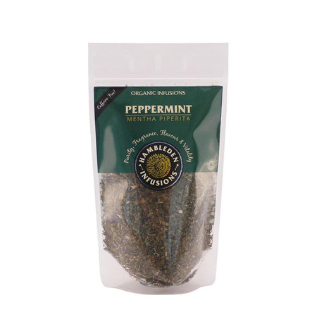 Hambleden Herbs Organic Peppermint loose leaf tea 45g - Greenlands Health Store