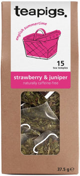 Teapigs Strawberry & Juniper Tea Infusion 15 Tea Bag - Greenlands Health Store