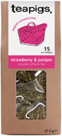Teapigs Strawberry & Juniper Tea Infusion 15 Tea Bag - Greenlands Health Store