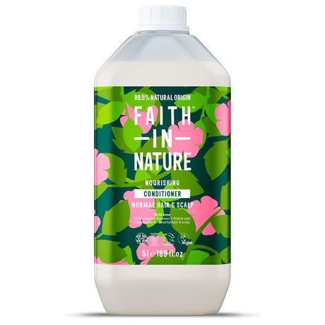 Faith in Nature Wild Rose Conditioner 5 Litre - Greenlands Health Store