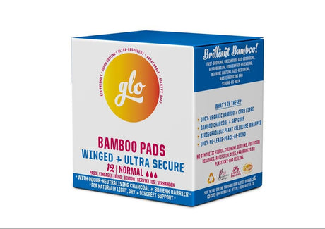 Bamboo Pads for Sensitive Bladder/Incontinence 10pads - Greenlands Health Store