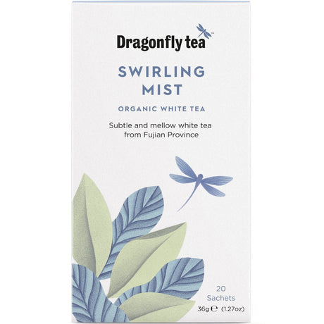 Dragonfly Organic Swirling Mist White Tea 20 bags - Greenlands Health Store