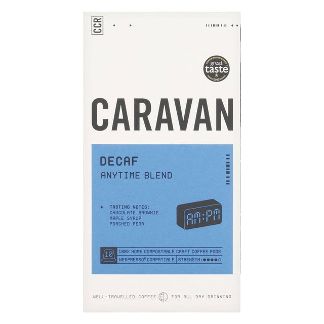 Caravan Coffee Roasters Decaf Coffee Pods 10pk - Greenlands Health Store