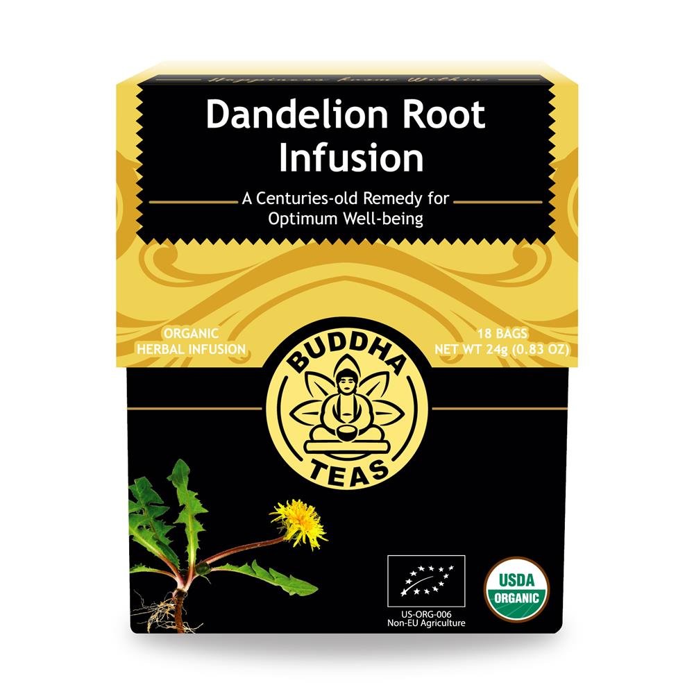 Organic Dandelion Root Tea (18 tea bags) - Greenlands Health Store