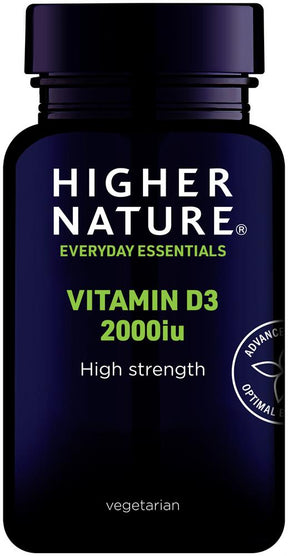 High Strength Vitamin D3 60 Vegetarian Capsules - Greenlands Health Store