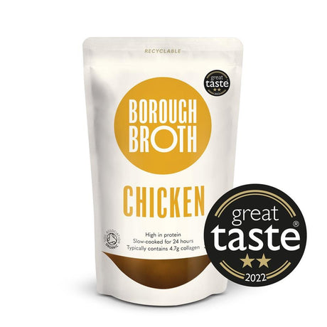Free - Range Organic Chicken Bone Broth 324g - Greenlands Health Store