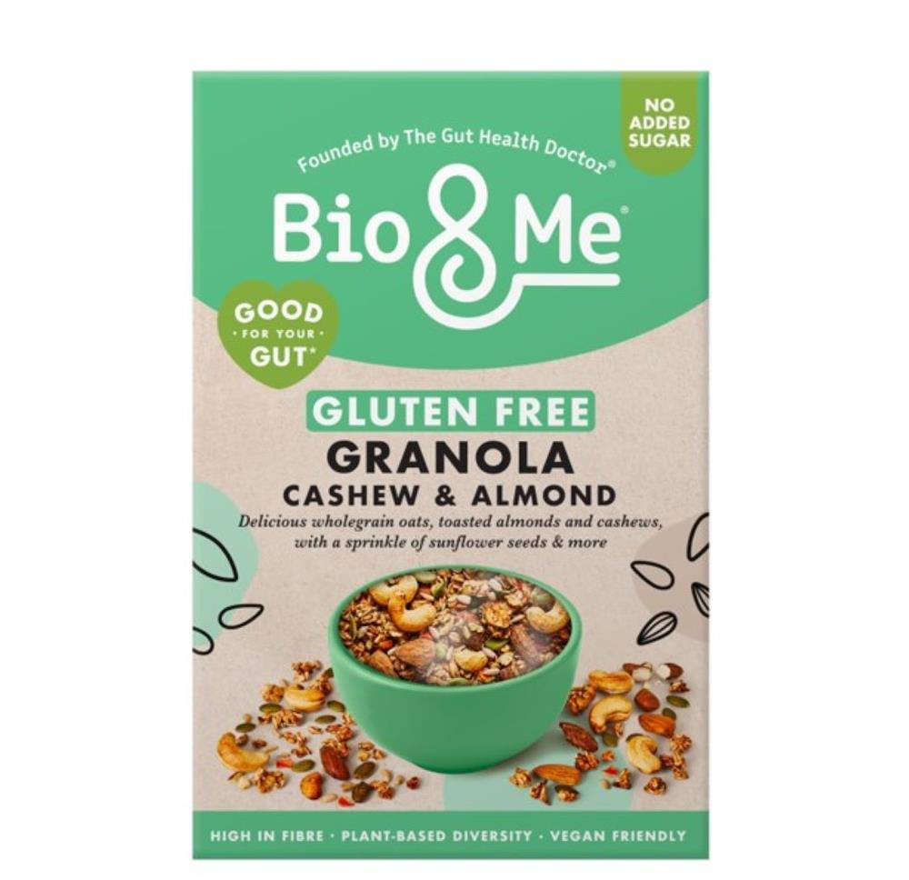 Bio&Me Cashew & Almond Gut-Loving Gluten Free Granola 350g - Greenlands Health Store