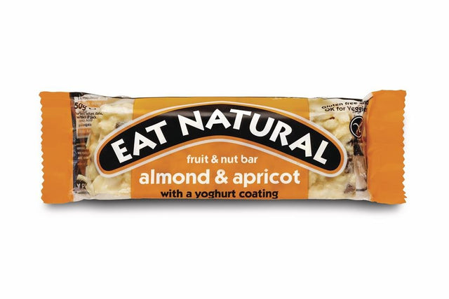 Almond & Apricot Bar with Yogurt Coating 40g - Greenlands Health Store