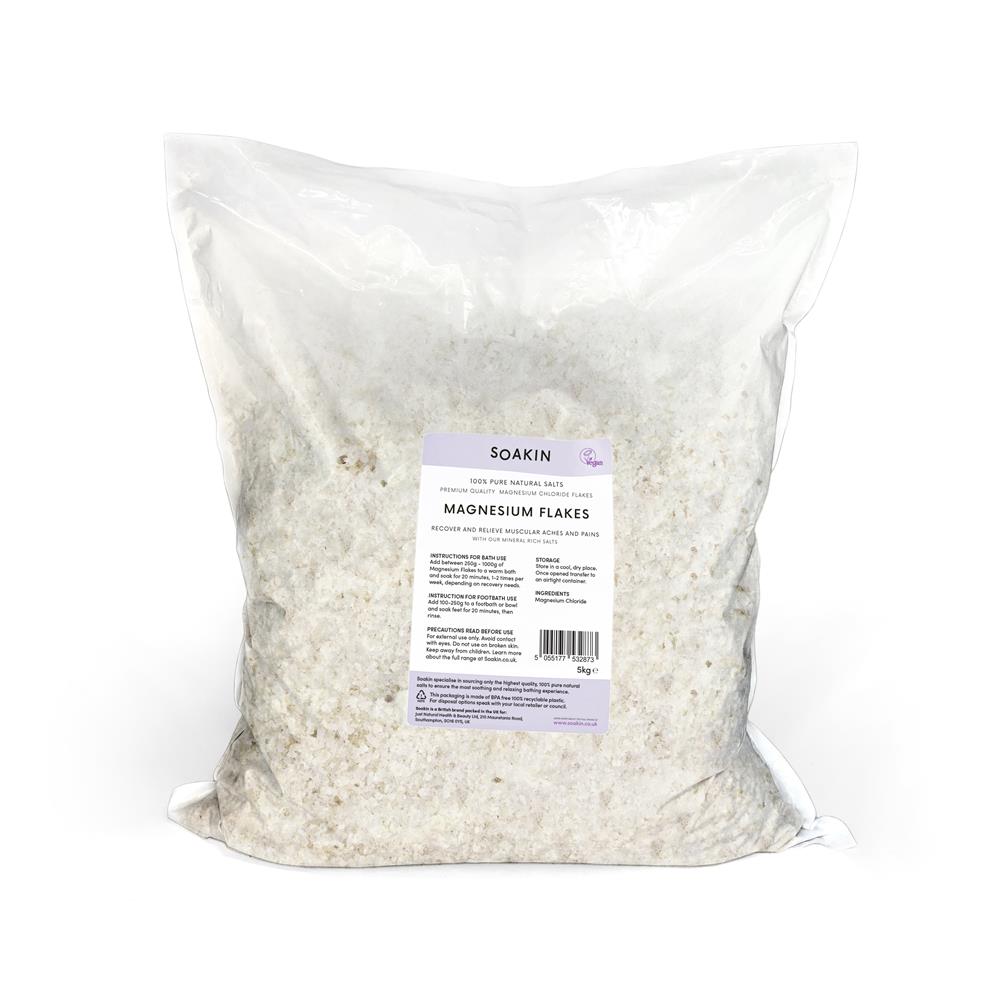 Magnesium Flakes - Bath Salts 5kg - Greenlands Health Store