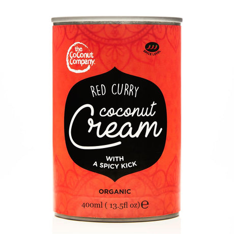 Organic Red Coconut Curry Cream - 400ml BPA - free can 400ml - Greenlands Health Store