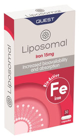 Liposomal Iron 15 mg. 30 capsules - Greenlands Health Store