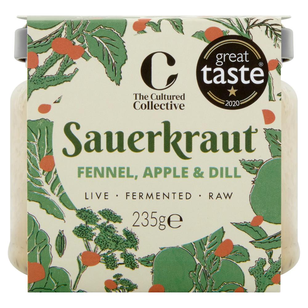 FennelApple & Dill Sauerkraut 235g - Greenlands Health Store