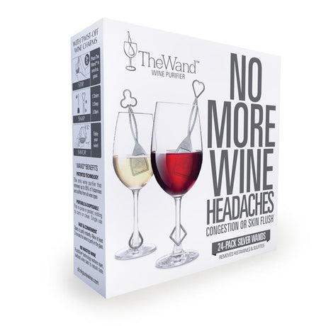 The Wand Wine Purifier - Silver 24 - Pack - Greenlands Health Store