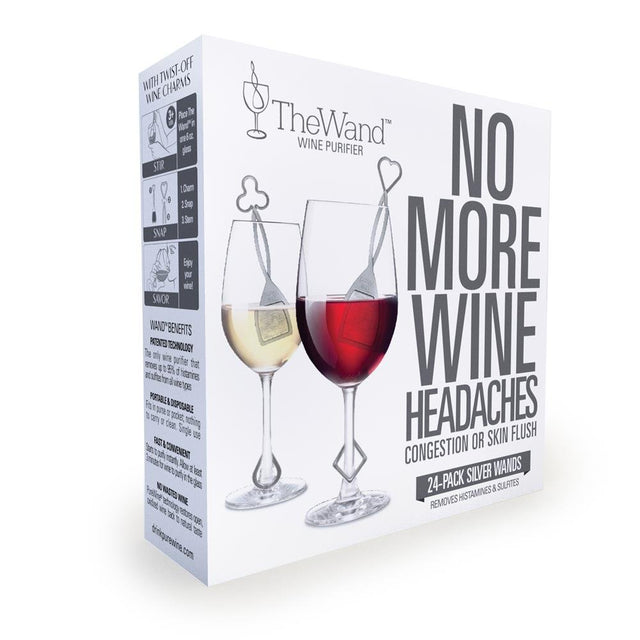 The Wand Wine Purifier - Silver 24 - Pack - Greenlands Health Store