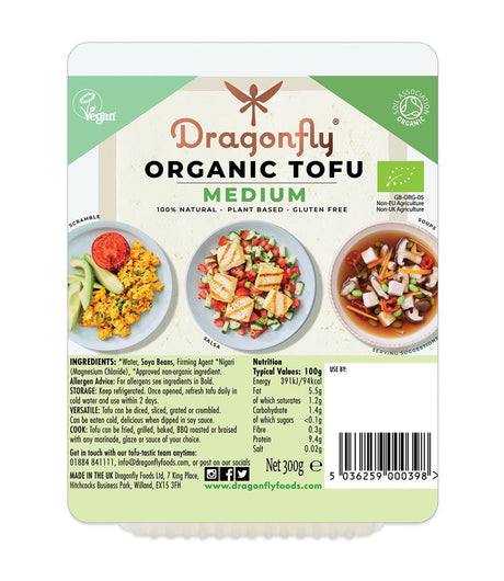 Organic Medium Firm Tofu 300g - Greenlands Health Store