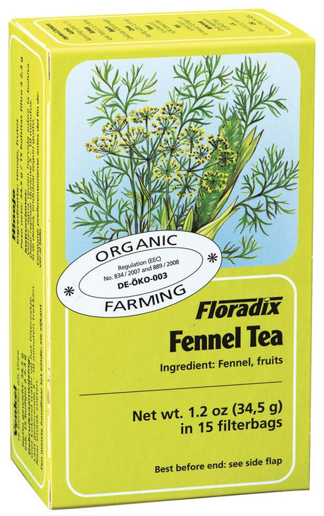Fennel Organic Herbal Tea 15 filterbags - Greenlands Health Store