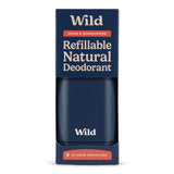 Wild Men's Navy Case and Cedar & Sandalwood Deo 40g - Greenlands Health Store