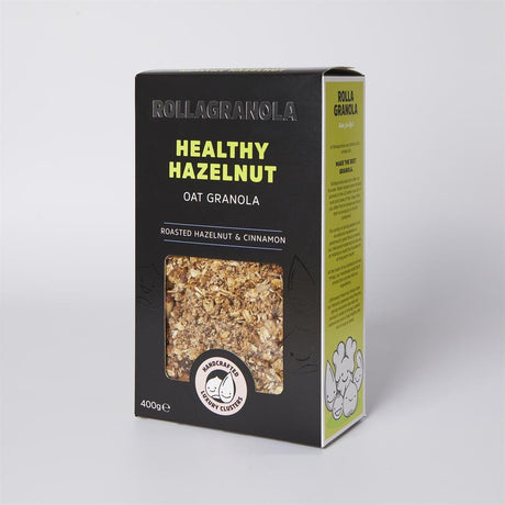 Healthy Hazelnut Granola with no added sugar 400g - Greenlands Health Store