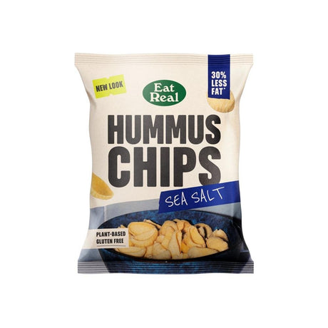 Eat Real Hummus Chips Sea Salt 45g - Greenlands Health Store
